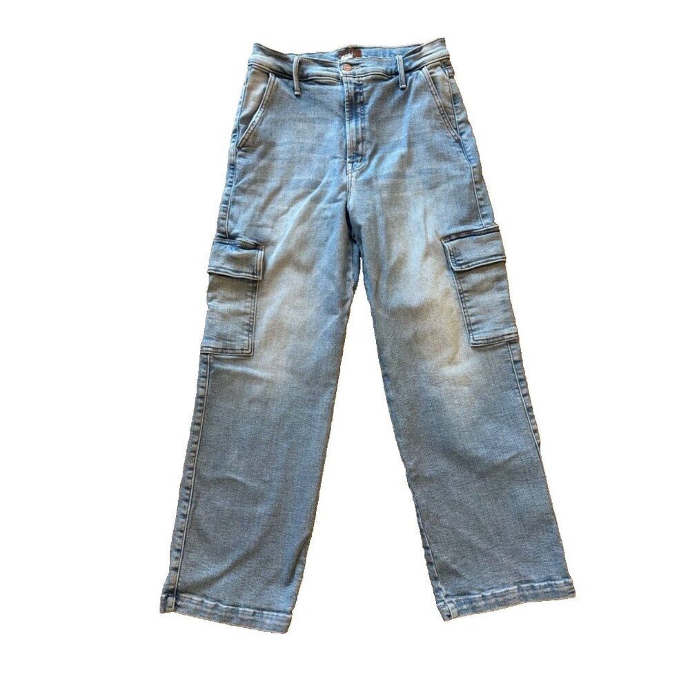 Mother Size 30 Straight Up Rambler Cargo Ankle in Bad Romance Straight Jeans - Picture 8 of 14
